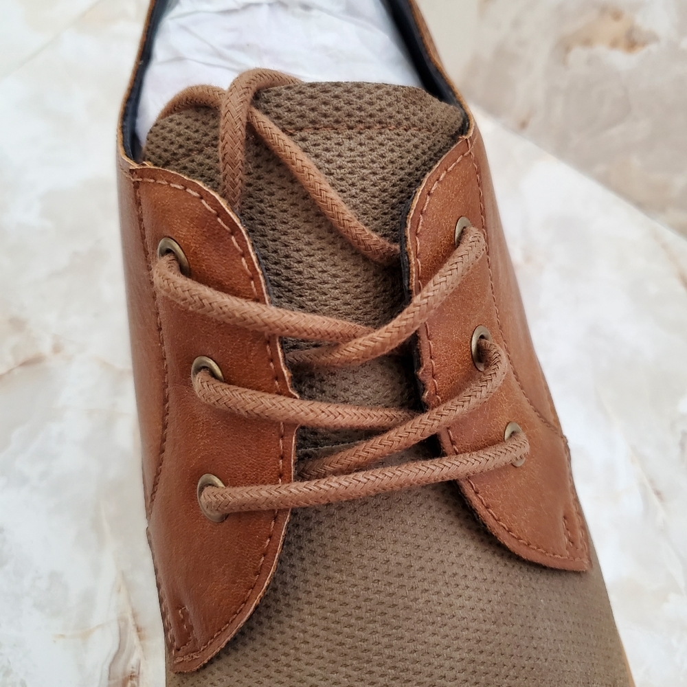 New London Underground Dress Shoes Mens Size 14M Tan Porter Casual Lace Up - Picture 12 of 13